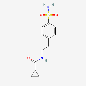 N-{2-[4-(aminosulfonyl)phenyl]ethyl}cyclopropanecarboxamide