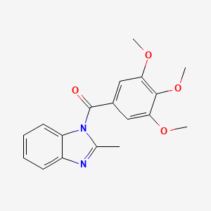 2-methyl-1-(3,4,5-trimethoxybenzoyl)-1H-benzimidazole