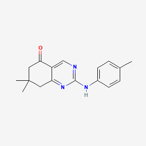 7,7-dimethyl-2-[(4-methylphenyl)amino]-7,8-dihydro-5(6H)-quinazolinone