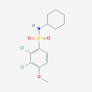 2,3-dichloro-N-cyclohexyl-4-methoxybenzenesulfonamide