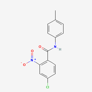 4-chloro-N-(4-methylphenyl)-2-nitrobenzamide