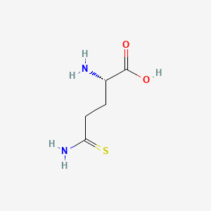 molecular formula C5H10N2O2S B573485 5-Sulfanylidene-L-ornithine CAS No. 167171-58-6