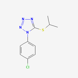 1-(4-chlorophenyl)-5-(isopropylthio)-1H-tetrazole