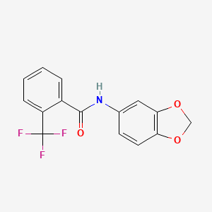 N-1,3-benzodioxol-5-yl-2-(trifluoromethyl)benzamide