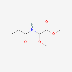 Methyl methoxy(propanylamino)acetate