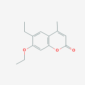 7-ethoxy-6-ethyl-4-methyl-2H-chromen-2-one