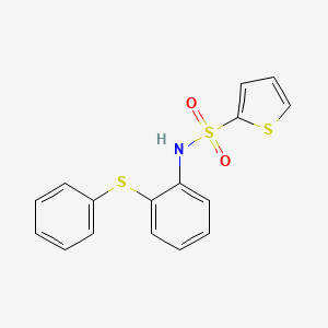 N-[2-(phenylthio)phenyl]-2-thiophenesulfonamide