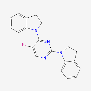 1,1'-(5-fluoro-2,4-pyrimidinediyl)diindoline