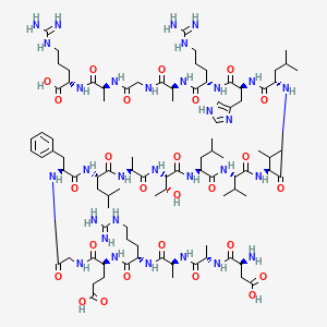 molecular formula C93H155N31O26 B573502 [Ala92]-Peptide 6 CAS No. 189064-08-2