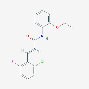 3-(2-chloro-6-fluorophenyl)-N-(2-ethoxyphenyl)acrylamide