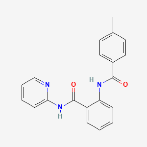 2-[(4-methylbenzoyl)amino]-N-2-pyridinylbenzamide