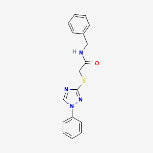 N~1~-BENZYL-2-[(1-PHENYL-1H-1,2,4-TRIAZOL-3-YL)SULFANYL]ACETAMIDE