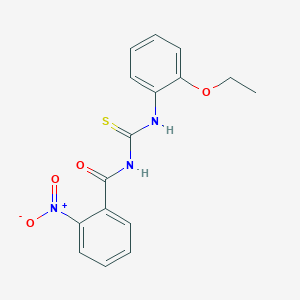 N-{[(2-ethoxyphenyl)amino]carbonothioyl}-2-nitrobenzamide