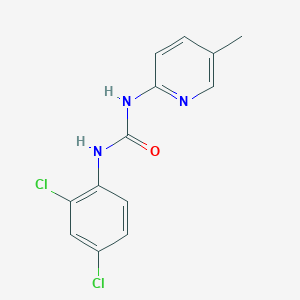 molecular formula C13H11Cl2N3O B5735201 N-(2,4-dichlorophenyl)-N'-(5-methyl-2-pyridinyl)urea 