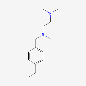 molecular formula C14H24N2 B5735202 N-(4-ethylbenzyl)-N,N',N'-trimethyl-1,2-ethanediamine 