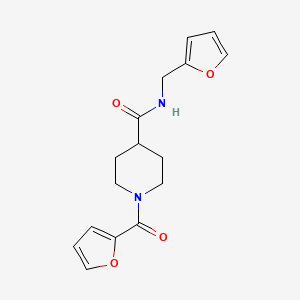 1-(2-furoyl)-N-(2-furylmethyl)piperidine-4-carboxamide