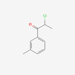 molecular formula C10H11ClO B573523 2-Chloro-1-(3-methylphenyl)propan-1-one CAS No. 160388-16-9