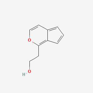 molecular formula C10H10O2 B573531 6-Benzo[b]furanethanol CAS No. 169785-09-5
