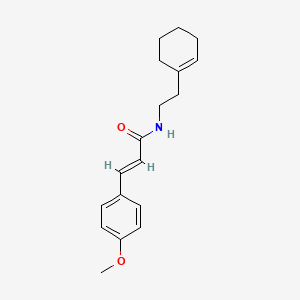 N-[2-(1-cyclohexen-1-yl)ethyl]-3-(4-methoxyphenyl)acrylamide