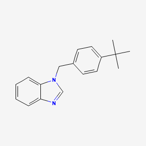 molecular formula C18H20N2 B5735373 1-(4-tert-butylbenzyl)-1H-benzimidazole 