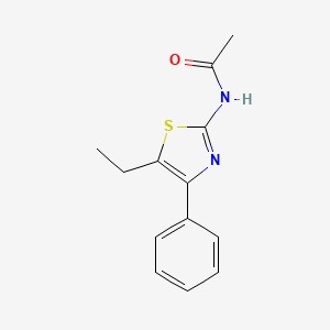 N-(5-ethyl-4-phenyl-1,3-thiazol-2-yl)acetamide