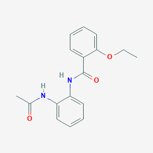 molecular formula C17H18N2O3 B5735384 N-[2-(acetylamino)phenyl]-2-ethoxybenzamide 