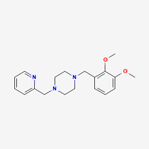 1-(2,3-dimethoxybenzyl)-4-(2-pyridinylmethyl)piperazine