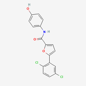 5-(2,5-dichlorophenyl)-N-(4-hydroxyphenyl)-2-furamide