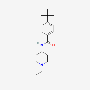 4-tert-butyl-N-(1-propyl-4-piperidinyl)benzamide