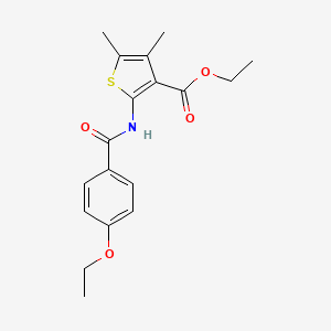 ethyl 2-[(4-ethoxybenzoyl)amino]-4,5-dimethyl-3-thiophenecarboxylate