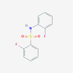 2-fluoro-N-(2-fluorophenyl)benzenesulfonamide