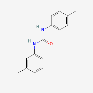 molecular formula C16H18N2O B5735605 N-(3-ethylphenyl)-N'-(4-methylphenyl)urea 