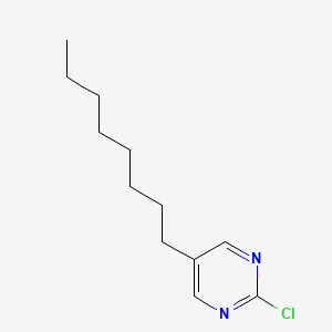 molecular formula C12H19ClN2 B573567 2-Chloro-5-octylpyrimidine CAS No. 160237-80-9