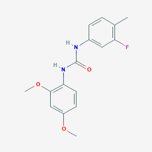 N-(2,4-dimethoxyphenyl)-N'-(3-fluoro-4-methylphenyl)urea