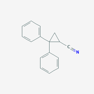 molecular formula C16H13N B057357 2,2-二苯基环丙烷腈 CAS No. 30932-41-3