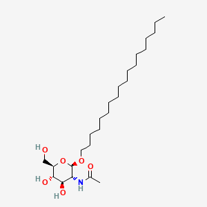 molecular formula C26H51NO6 B573572 Octadecyl-2-acetamido-2-deoxy-beta-D-glucopyranoside CAS No. 173725-29-6