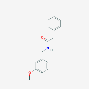 N-(3-methoxybenzyl)-2-(4-methylphenyl)acetamide