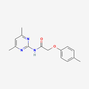 N-(4,6-dimethyl-2-pyrimidinyl)-2-(4-methylphenoxy)acetamide