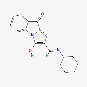 2-[(cyclohexylamino)methylene]-3H-pyrrolo[1,2-a]indole-3,9(2H)-dione