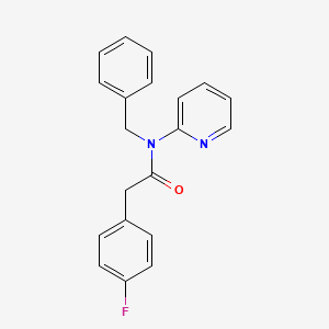 N-benzyl-2-(4-fluorophenyl)-N-(pyridin-2-yl)acetamide