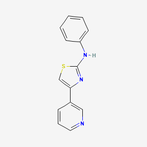 N-phenyl-4-(3-pyridinyl)-1,3-thiazol-2-amine