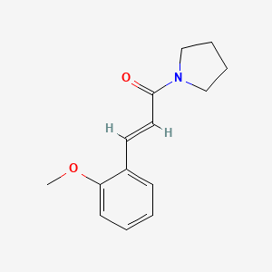 1-[3-(2-methoxyphenyl)acryloyl]pyrrolidine