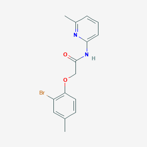 2-(2-bromo-4-methylphenoxy)-N-(6-methyl-2-pyridinyl)acetamide