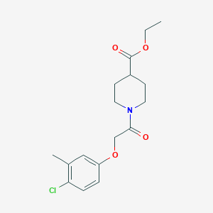 ethyl 1-[(4-chloro-3-methylphenoxy)acetyl]-4-piperidinecarboxylate