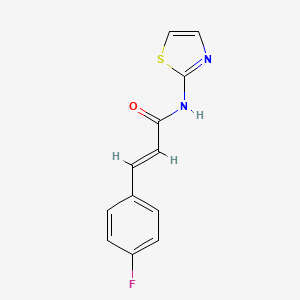 3-(4-fluorophenyl)-N-1,3-thiazol-2-ylacrylamide