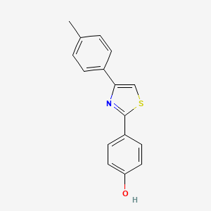 4-[4-(4-methylphenyl)-1,3-thiazol-2-yl]phenol