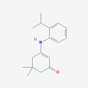 3-[(2-isopropylphenyl)amino]-5,5-dimethyl-2-cyclohexen-1-one