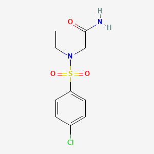 N~2~-[(4-chlorophenyl)sulfonyl]-N~2~-ethylglycinamide