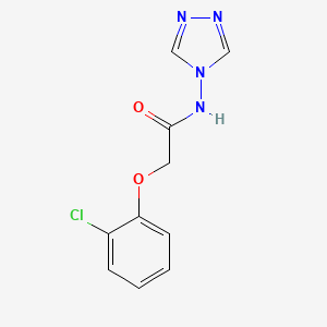 2-(2-chlorophenoxy)-N-4H-1,2,4-triazol-4-ylacetamide