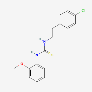 N-[2-(4-chlorophenyl)ethyl]-N'-(2-methoxyphenyl)thiourea